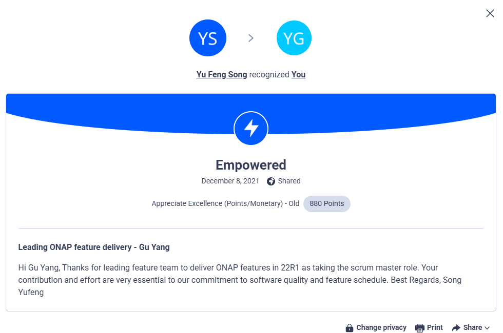 OnapAdapter 2021 ONAP 项目奖励认可